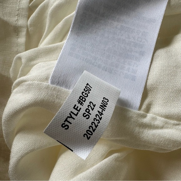 New J. Crew Ivory Ecru Midi Ramie Dress Sz 6 - Picture 6 of 13